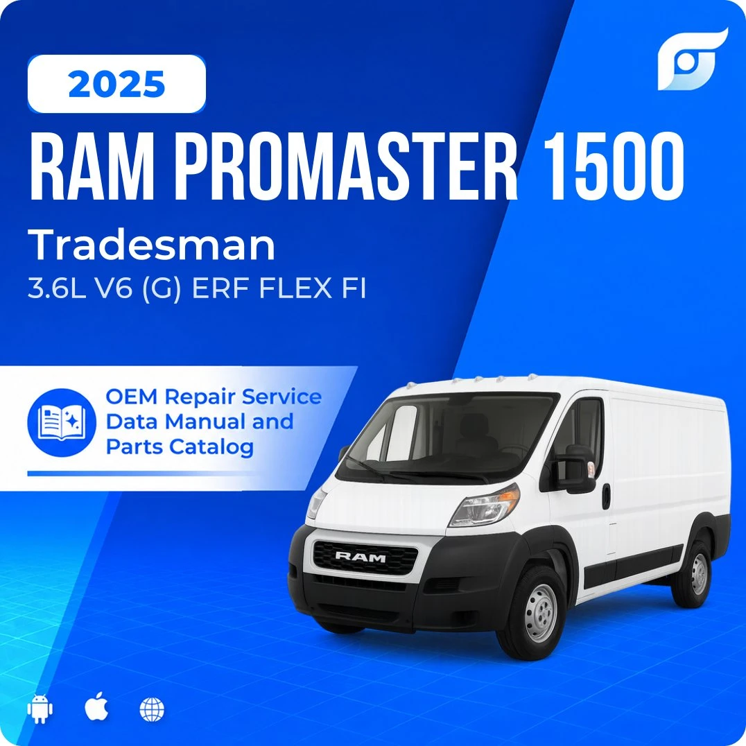 2025 Ram ProMaster 1500 Tradesman - OEM Repair Service Manual