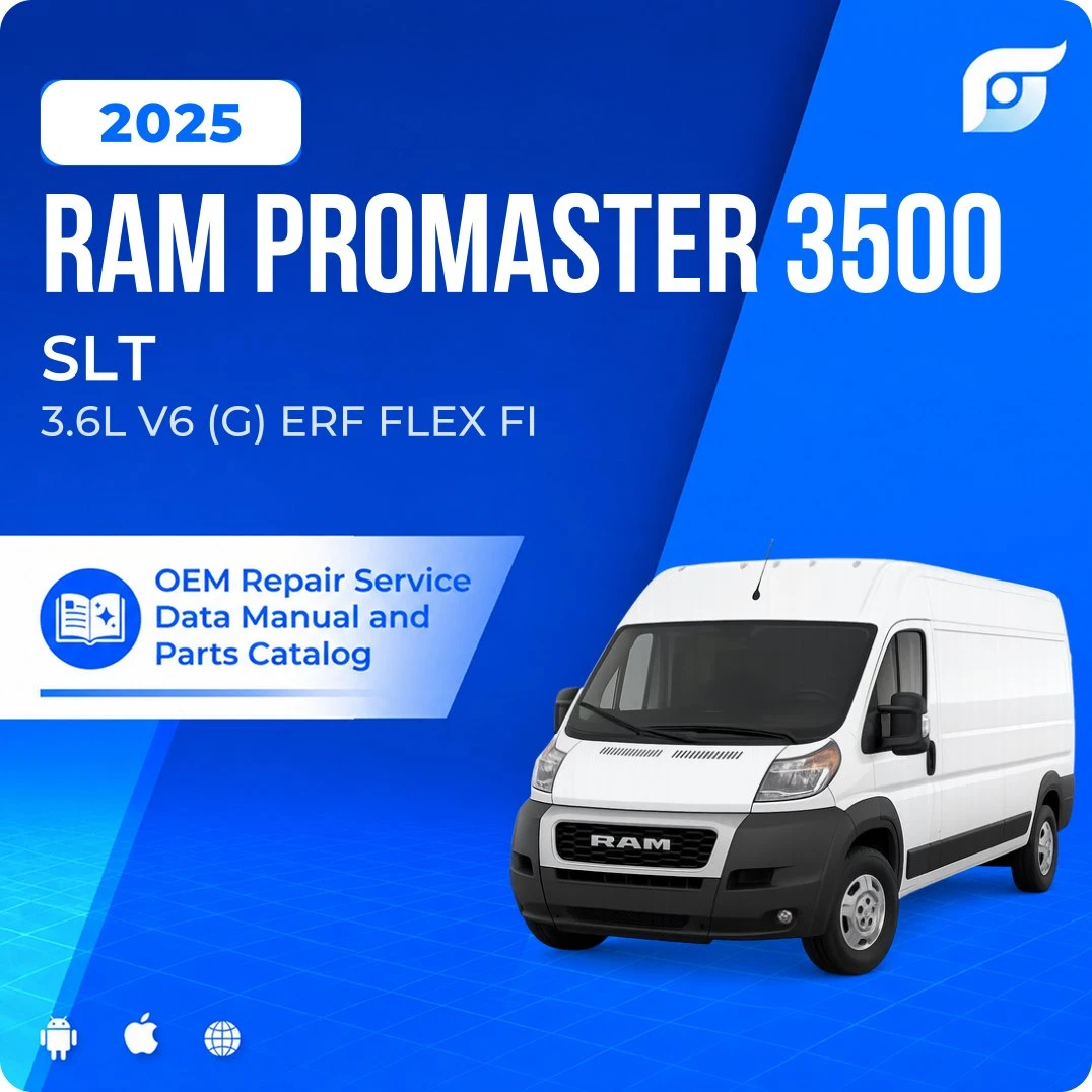 2025 Ram ProMaster 3500 SLT - OEM Repair Service Manual