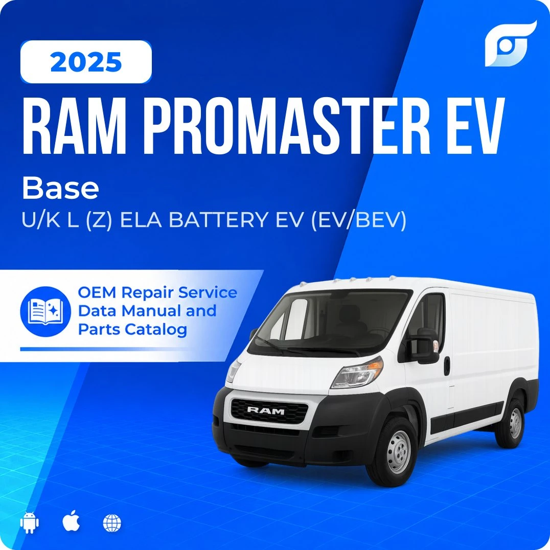 2025 Ram ProMaster EV Base - OEM Repair Service Manual