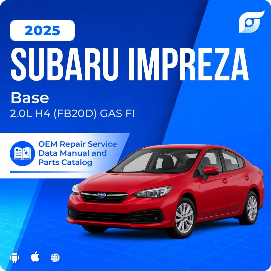 2025 Subaru Impreza Base - OEM Repair Service Manual