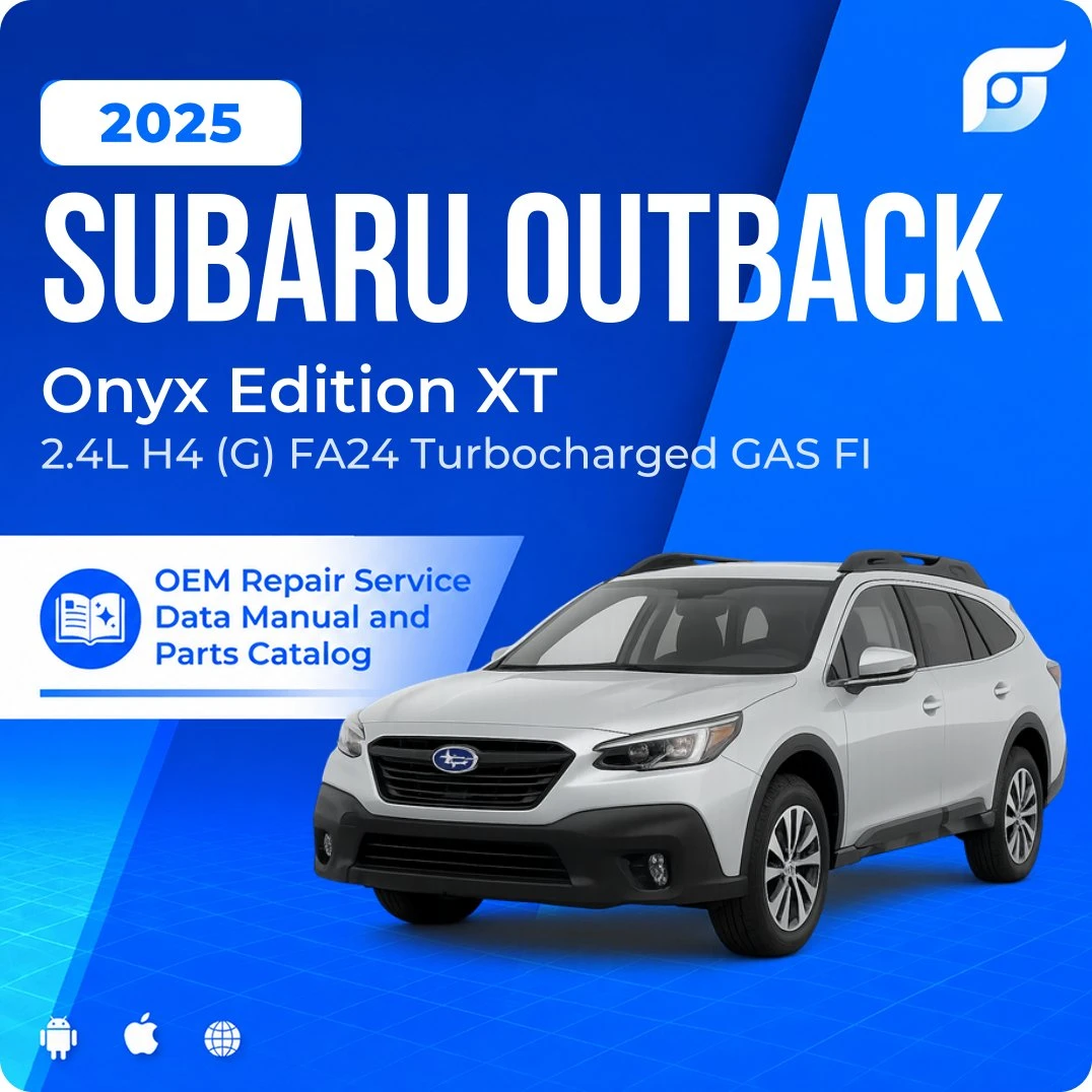 2025 Subaru Outback Onyx Edition XT - OEM Repair Service Manual