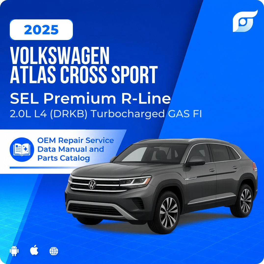 2025 Volkswagen Atlas Cross Sport SEL Premium R-Line - OEM Repair Service Manual