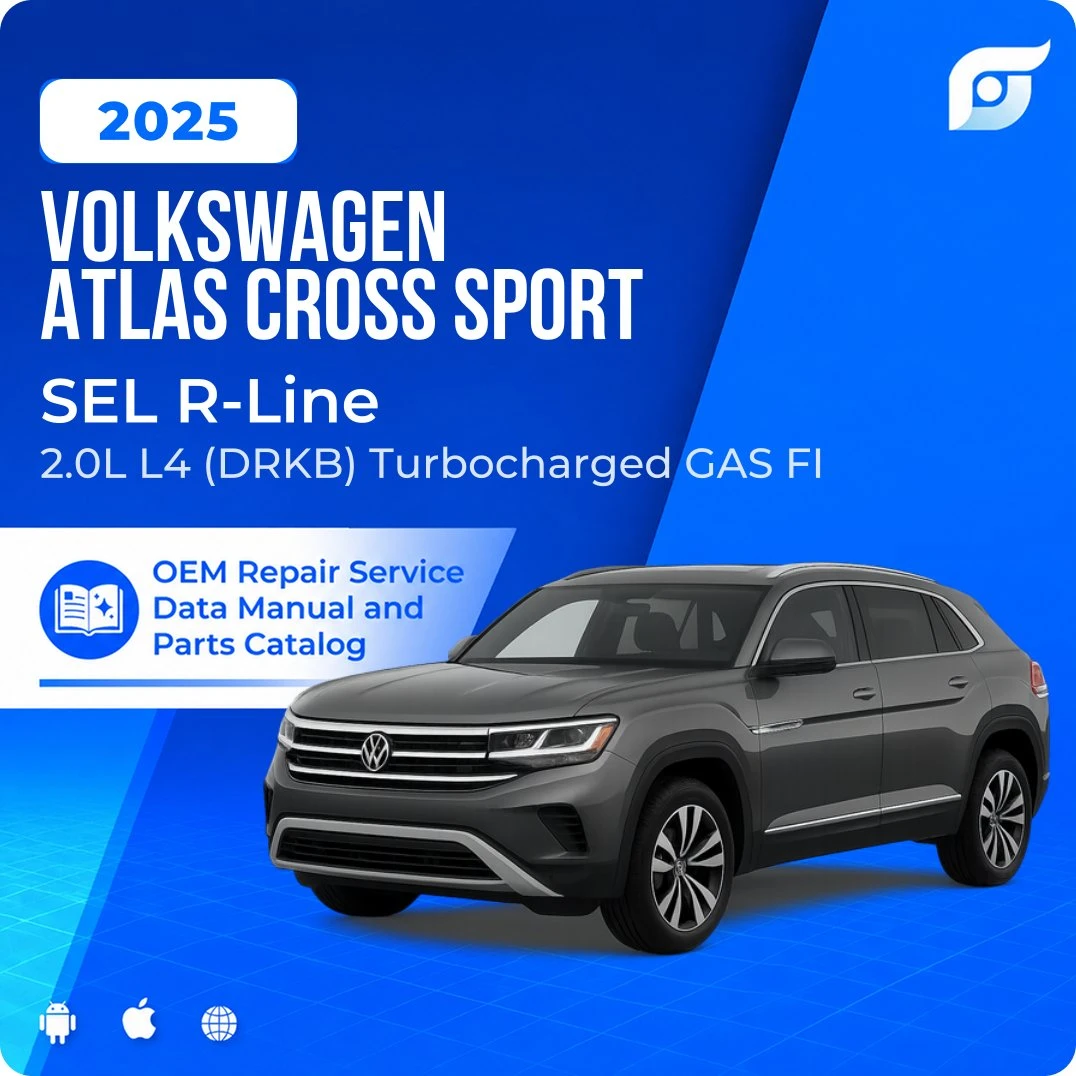2025 Volkswagen Atlas Cross Sport SEL R-Line - OEM Repair Service Manual