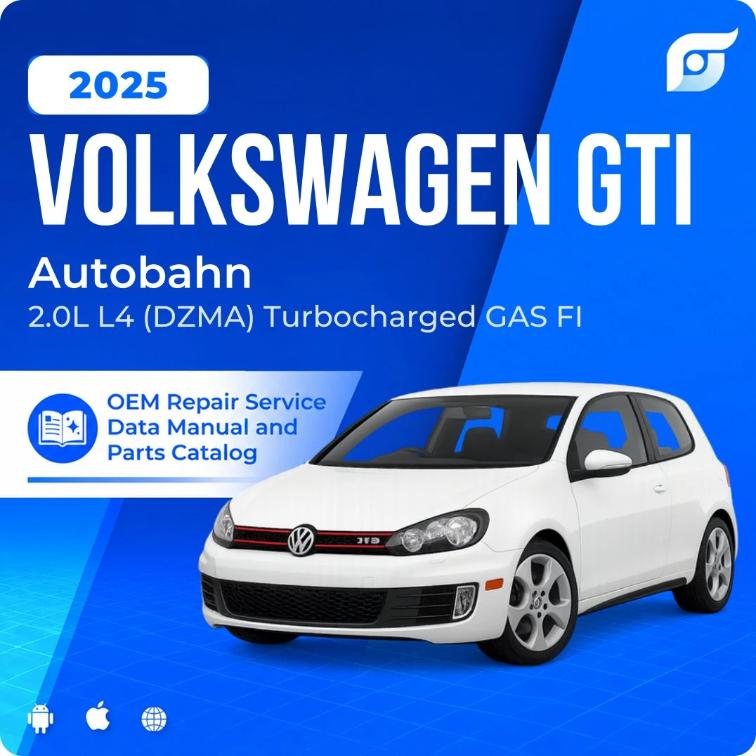 2025 Volkswagen GTI Autobahn - OEM Repair Service Manual