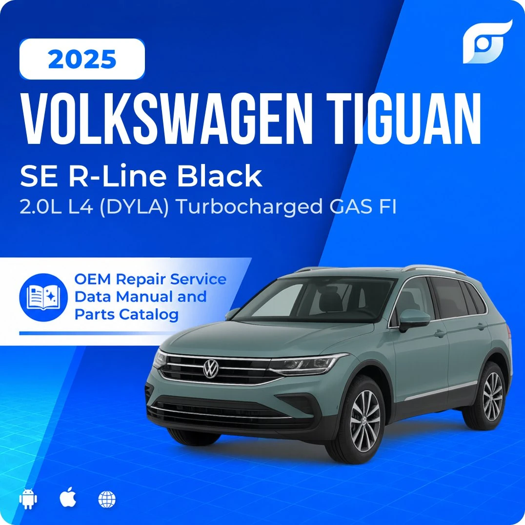 2025 Volkswagen Tiguan SE R-Line Black - OEM Repair Service Manual