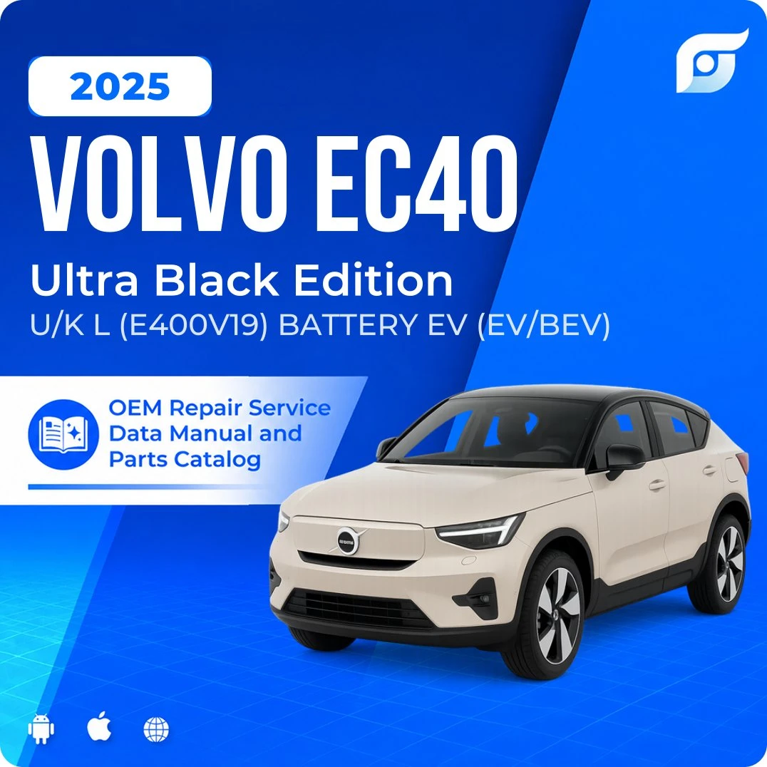 2025 Volvo EC40 Ultra Black Edition - OEM Repair Service Manual