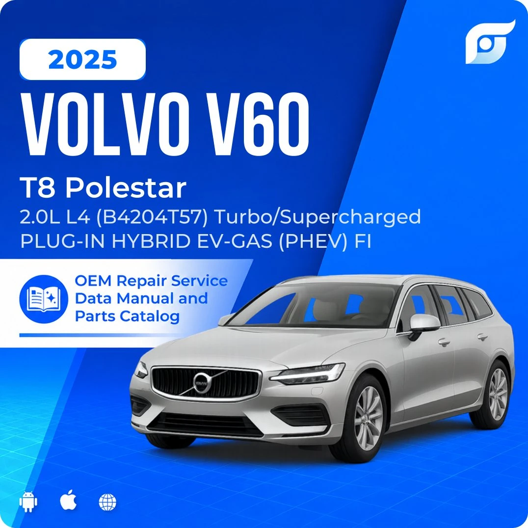 2025 Volvo V60 T8 Polestar - OEM Repair Service Manual
