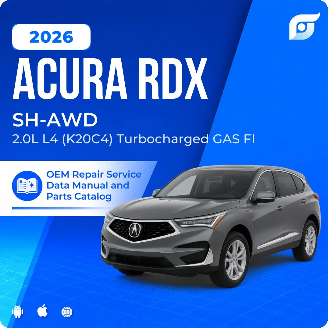 2026 Acura RDX SH-AWD - OEM Repair Service Manual