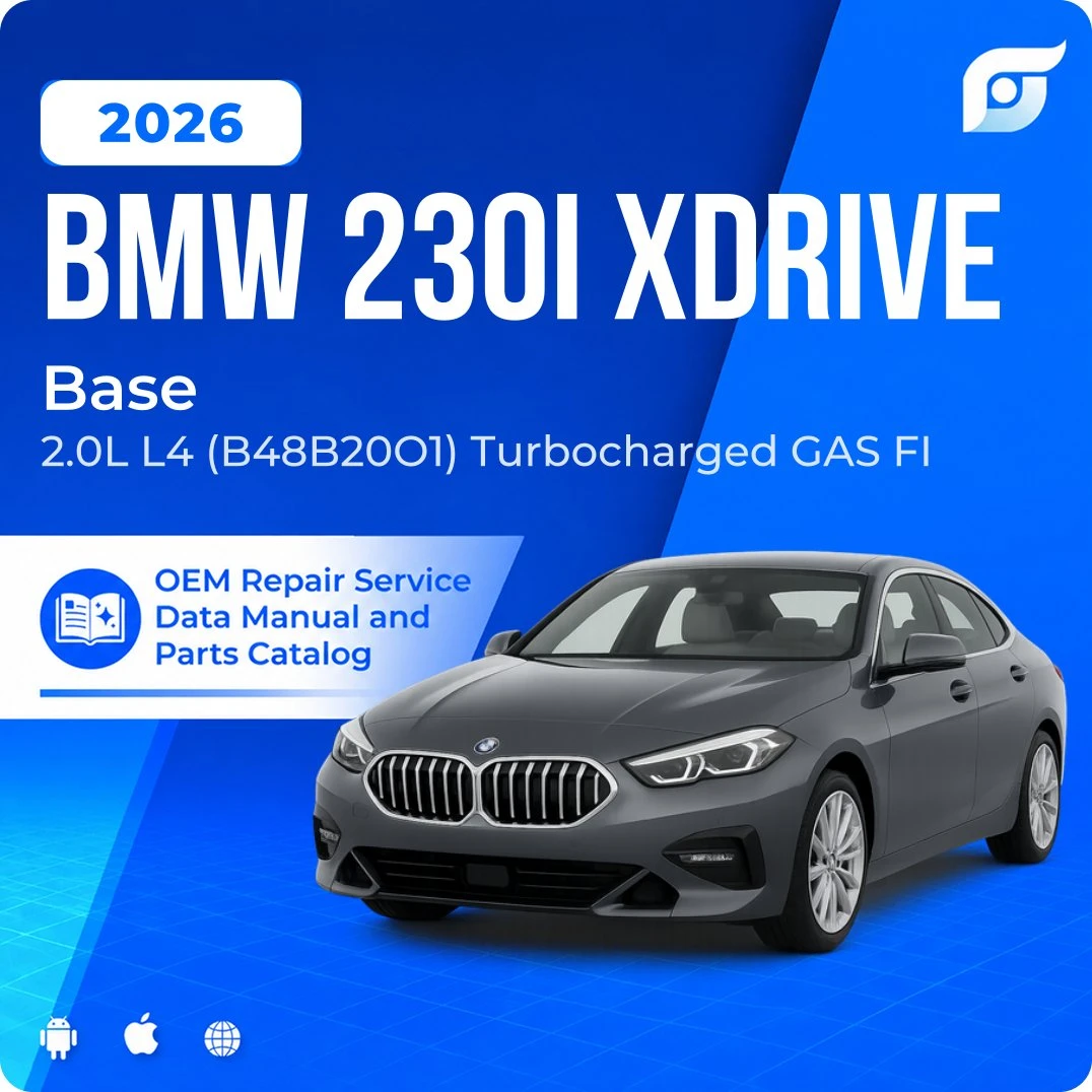 2026 BMW 230i xDrive Base - OEM Repair Service Manual