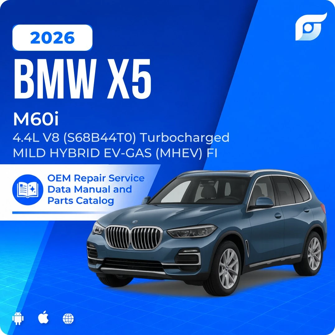 2026 BMW X5 M60i - OEM Repair Service Manual