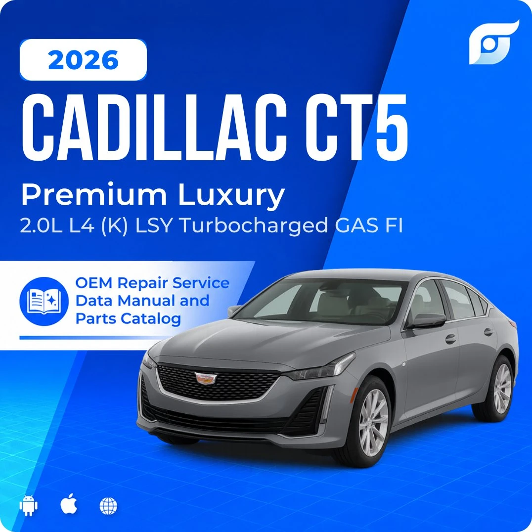 2026 Cadillac CT5 Premium Luxury - OEM Repair Service Manual
