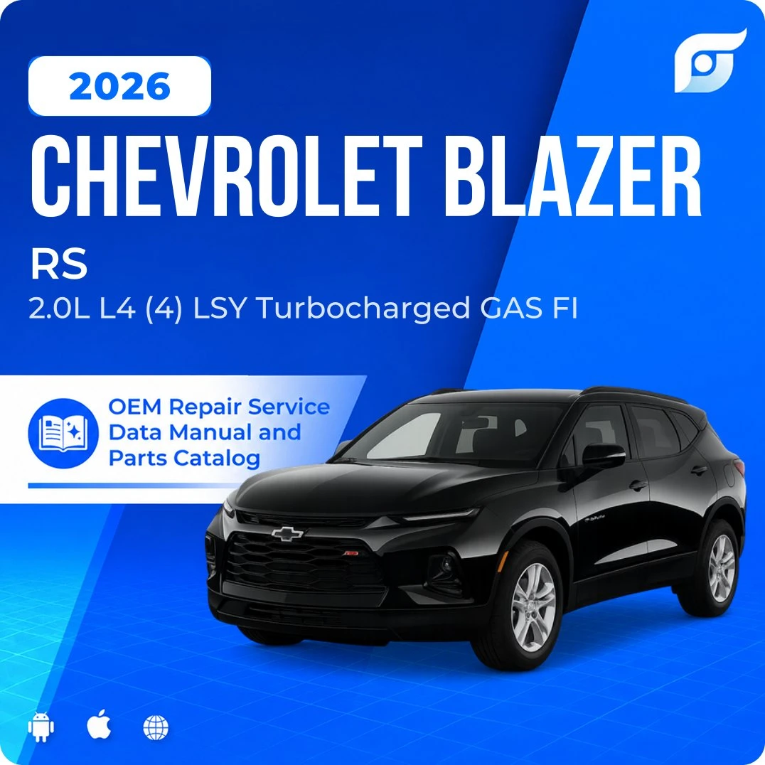 2026 Chevrolet Blazer RS - OEM Repair Service Manual