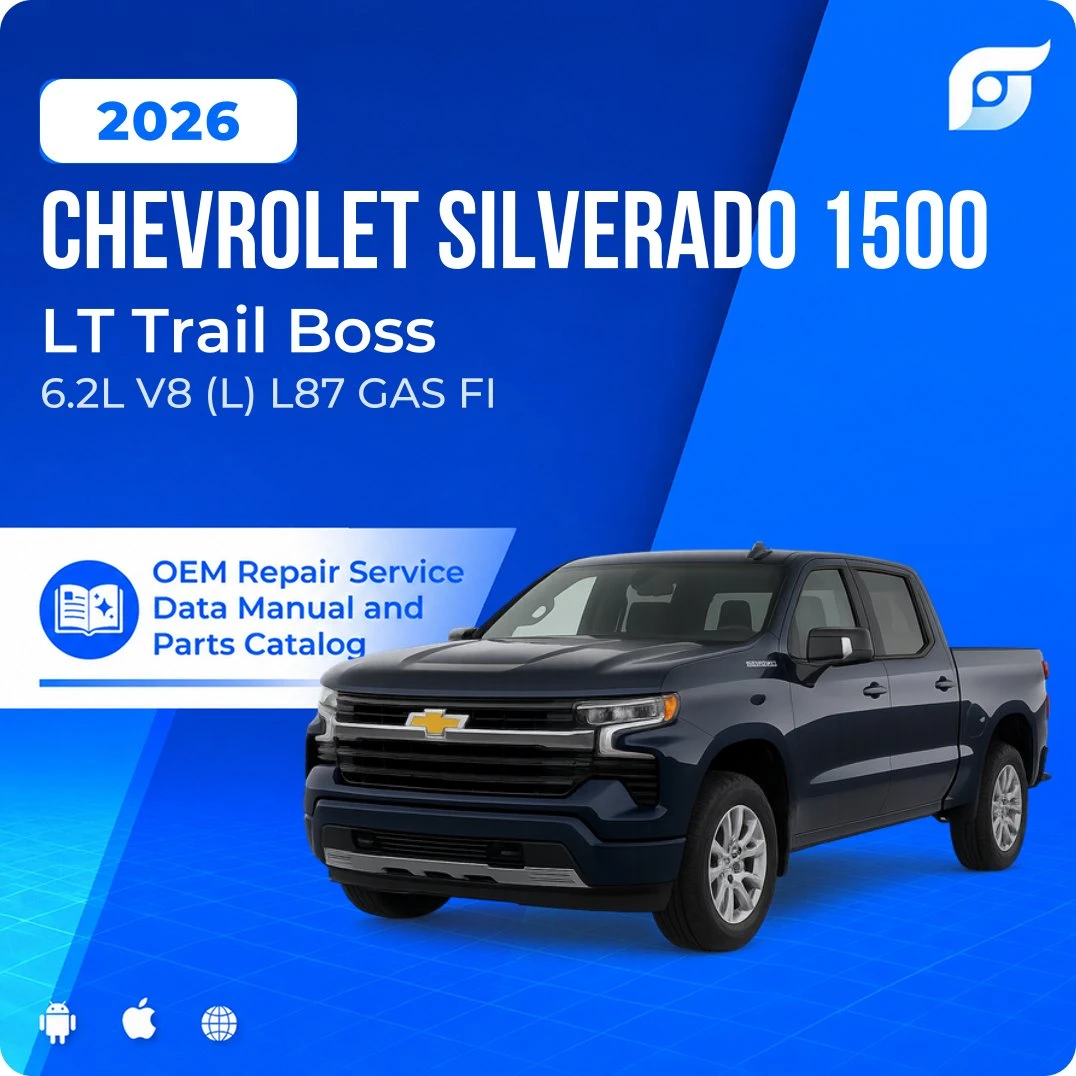 2026 Chevrolet Silverado 1500 LT Trail Boss - OEM Repair Service Manual