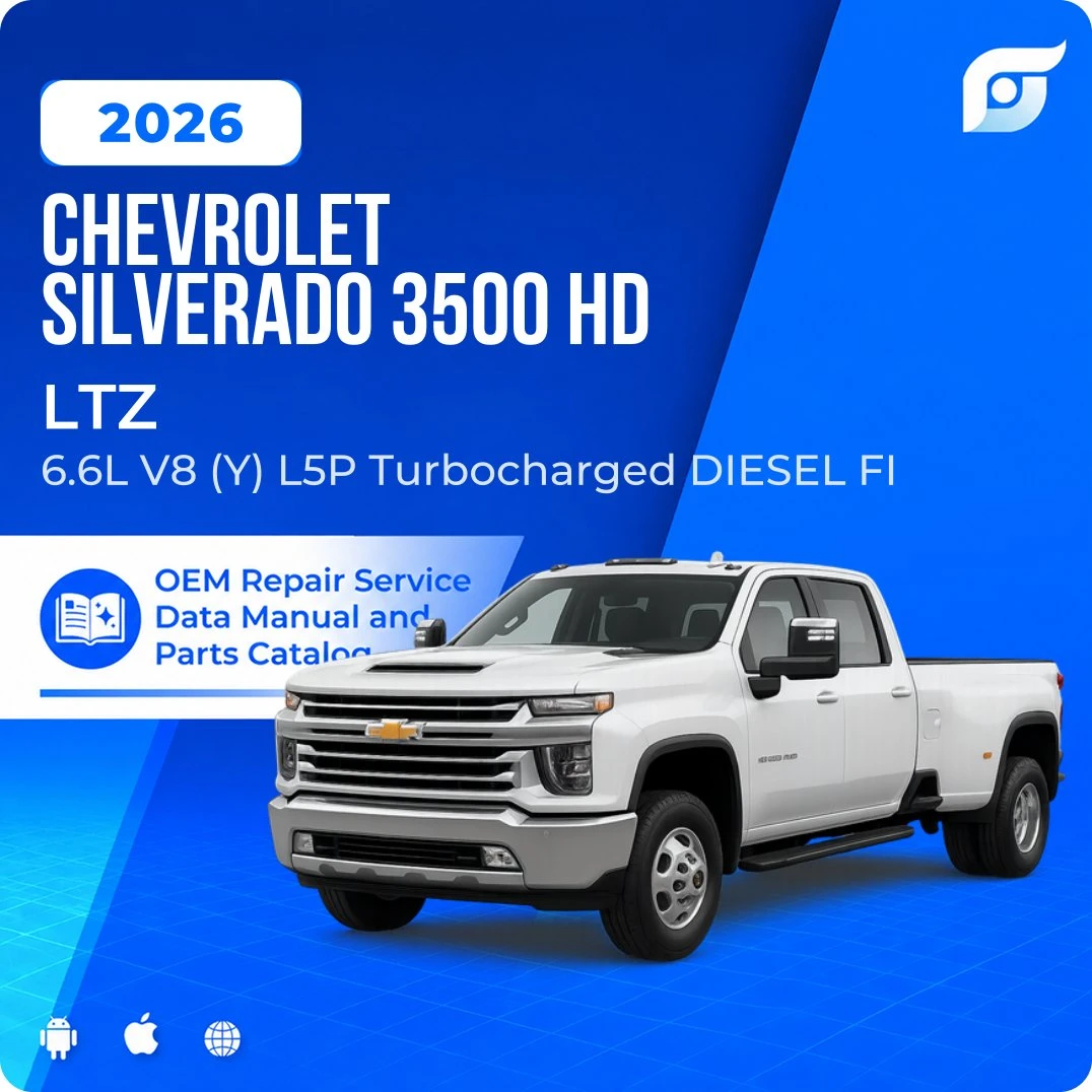 2026 Chevrolet Silverado 3500 HD LTZ - OEM Repair Service Manual