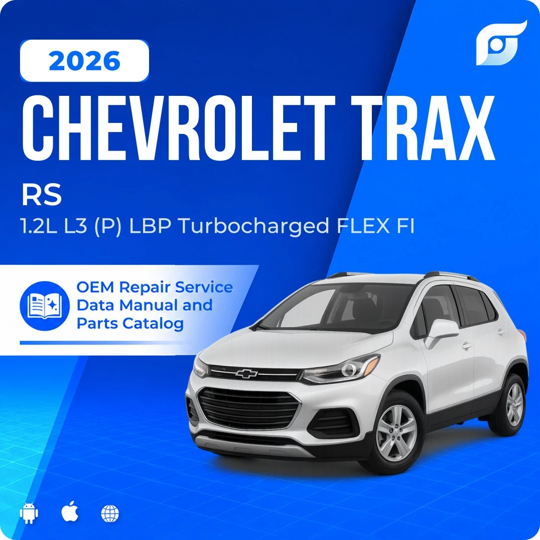 2026 Chevrolet Trax RS - OEM Repair Service Manual