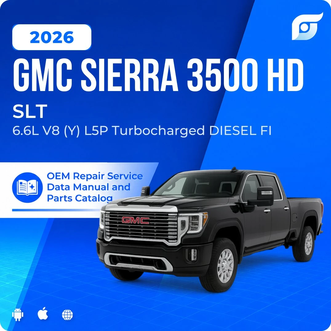 2026 GMC Sierra 3500 HD SLT - OEM Repair Service Manual
