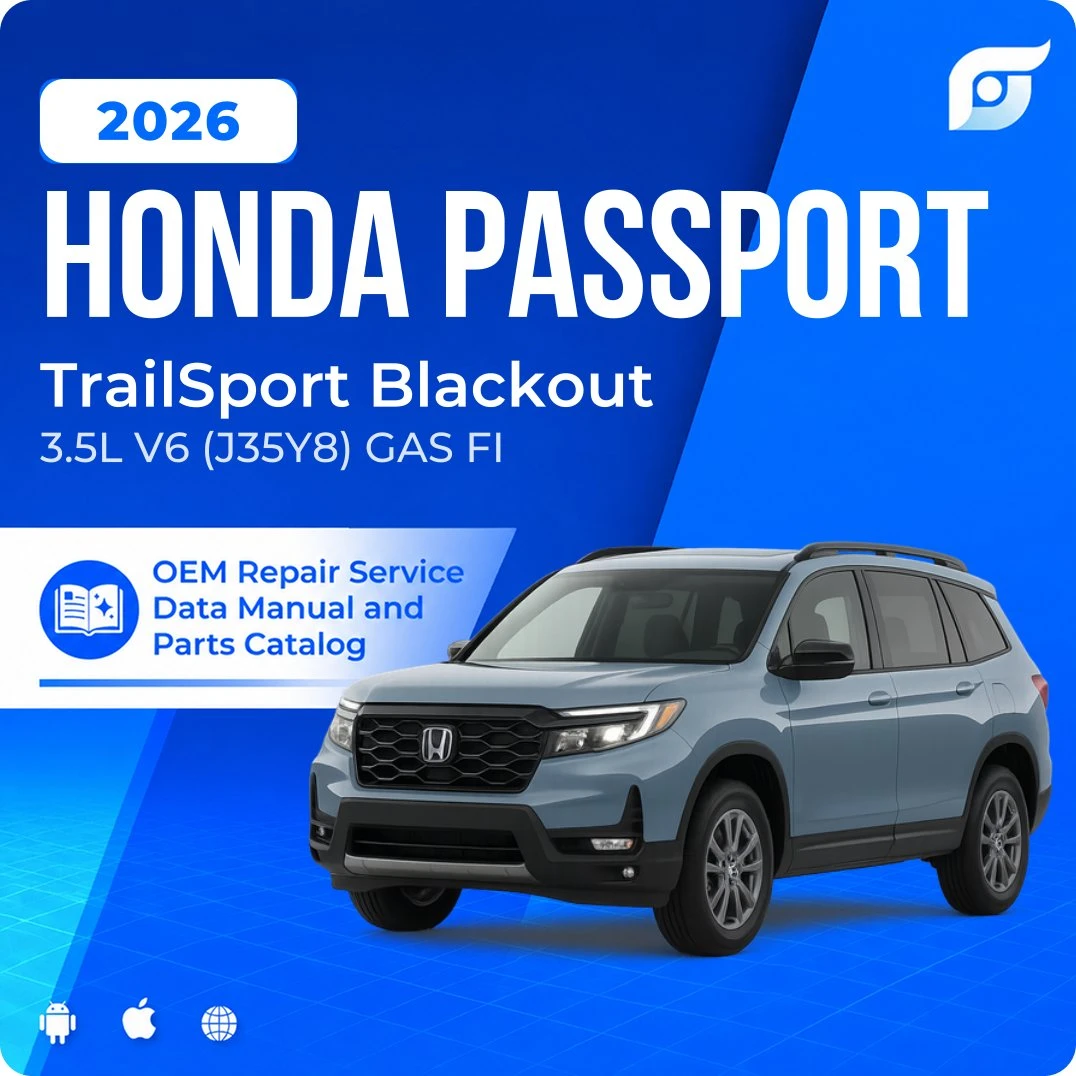 2026 Honda Passport TrailSport Blackout - OEM Repair Service Manual