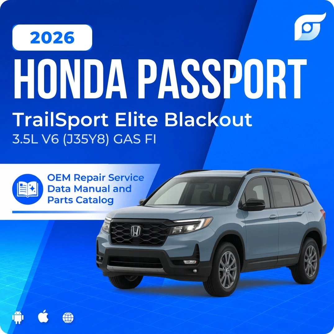2026 Honda Passport TrailSport Elite Blackout - OEM Repair Service Manual