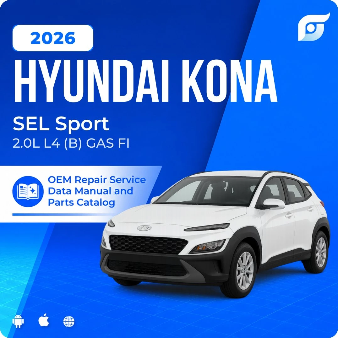 2026 Hyundai Kona SEL Sport - OEM Repair Service Manual