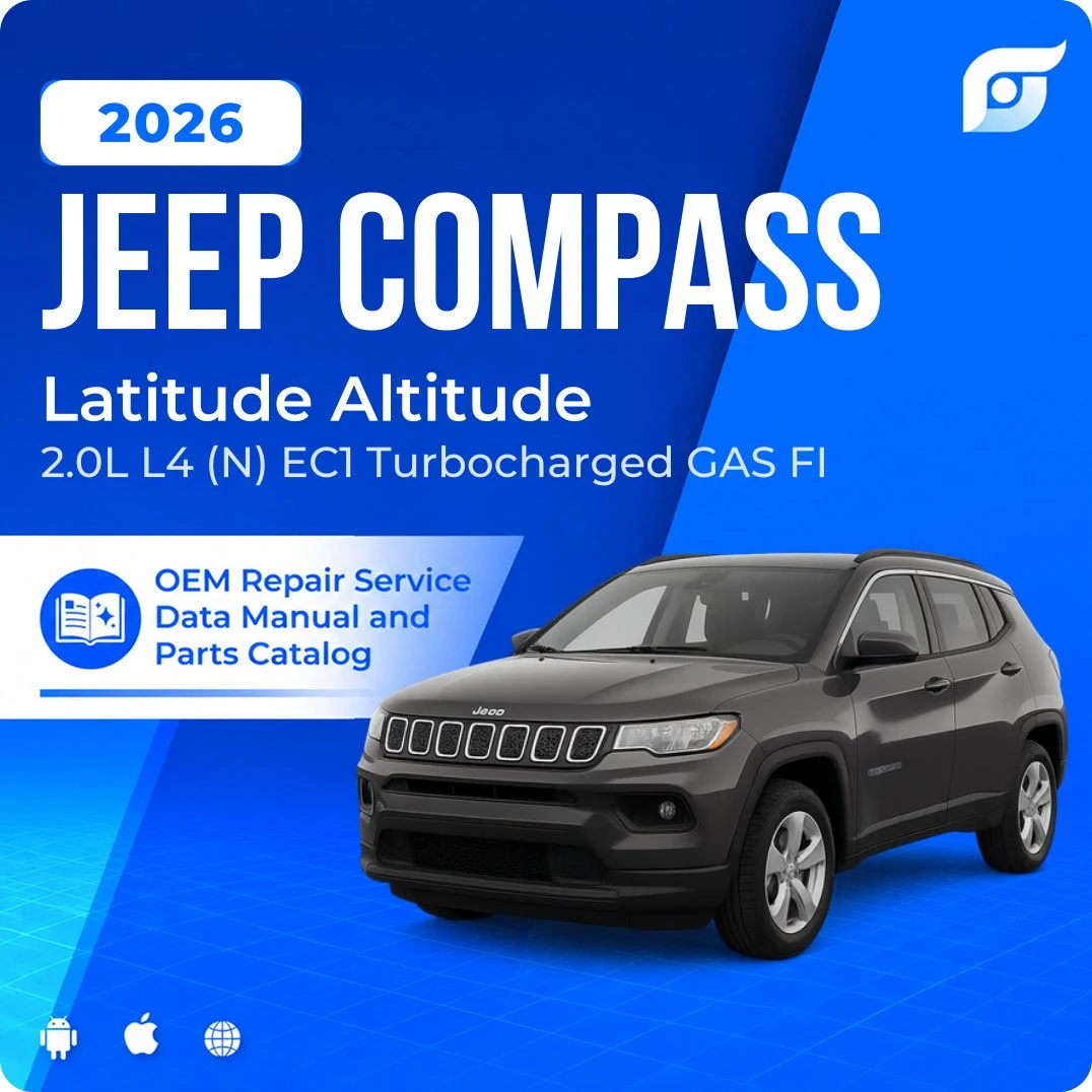 2026 Jeep Compass Latitude Altitude - OEM Repair Service Manual