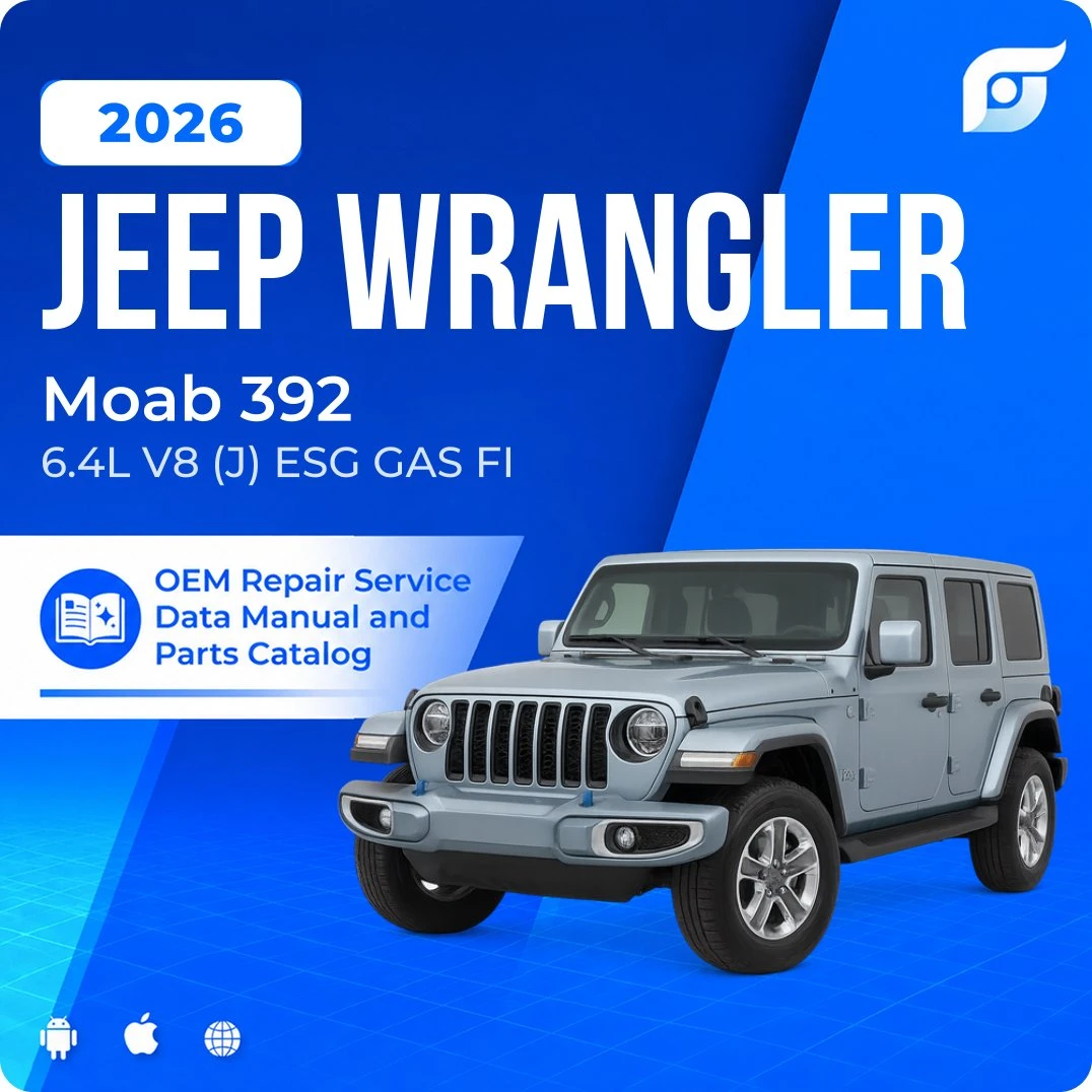 2026 Jeep Wrangler Moab 392 - OEM Repair Service Manual