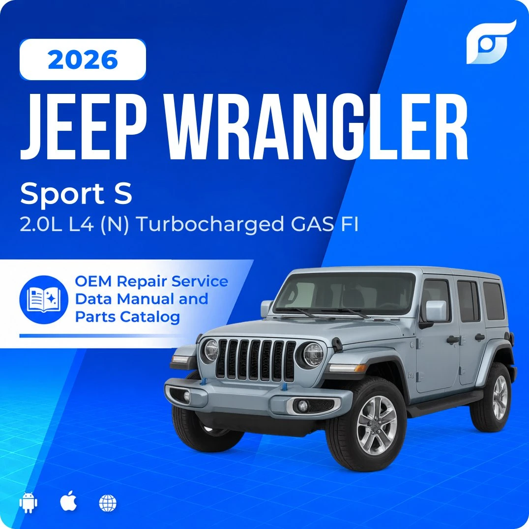 2026 Jeep Wrangler Sport S - OEM Repair Service Manual