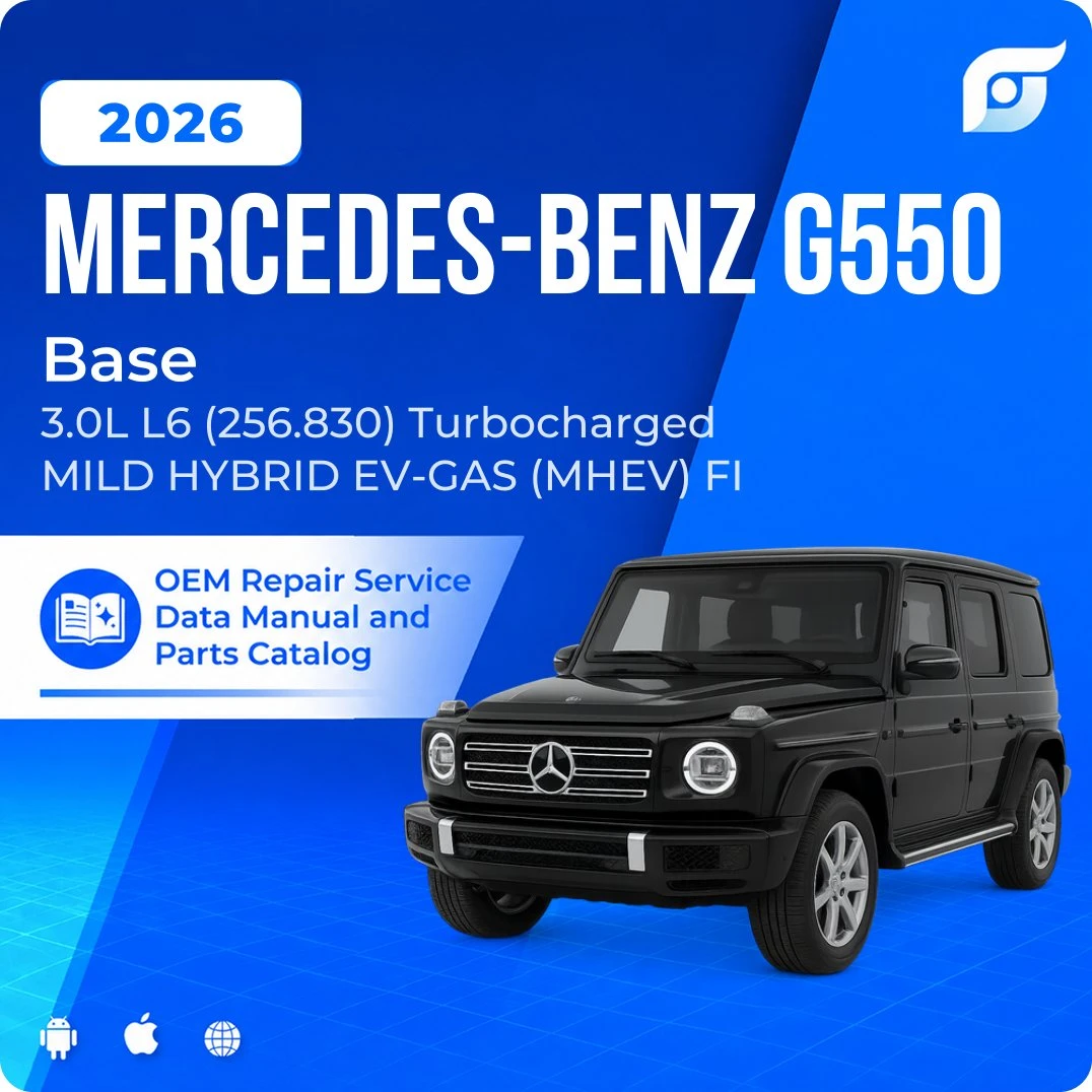 2026 Mercedes-Benz G550 Base - OEM Repair Service Manual
