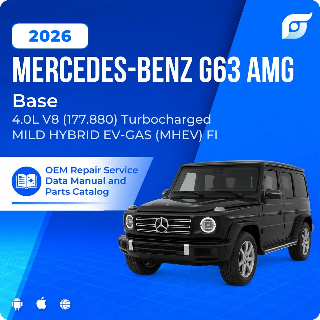 2026 Mercedes-Benz G63 AMG Base - OEM Repair Service Manual
