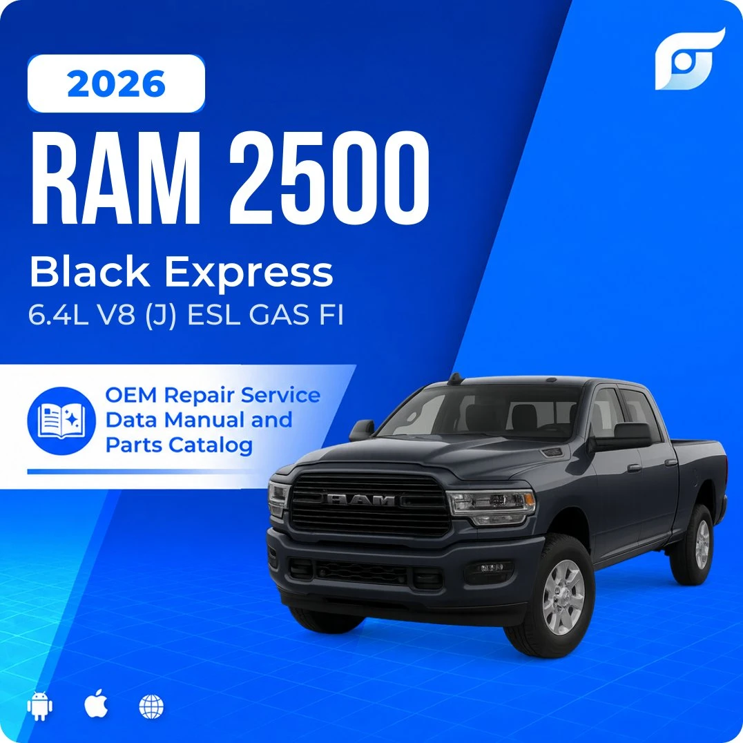 2026 Ram 2500 Black Express - OEM Repair Service Manual