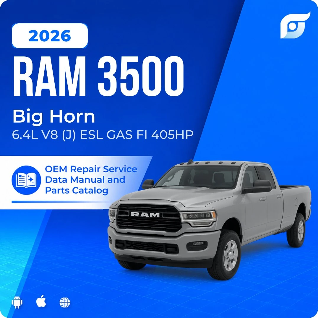 2026 Ram 3500 Big Horn - OEM Repair Service Manual