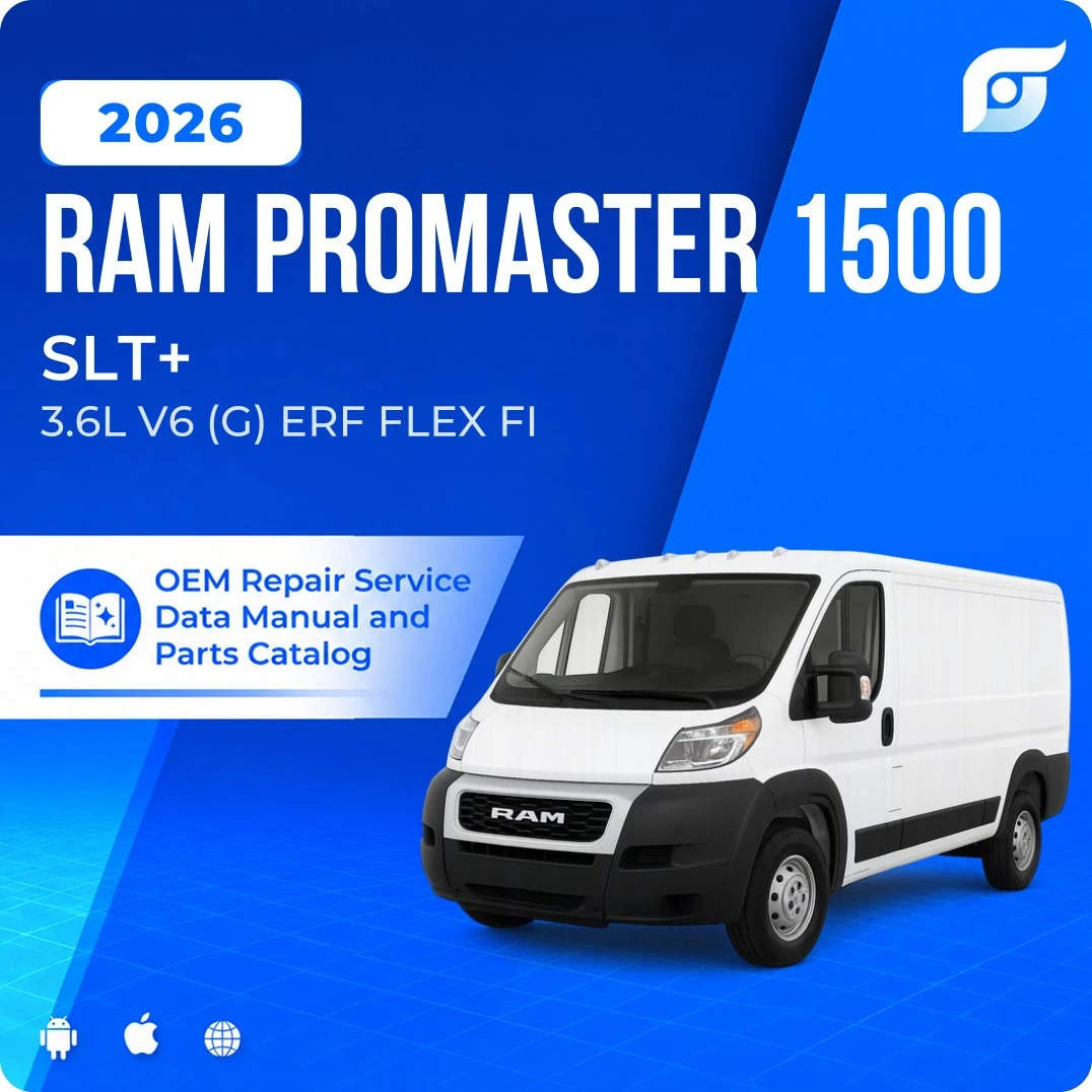 2026 Ram ProMaster 1500 SLT+ - OEM Repair Service Manual