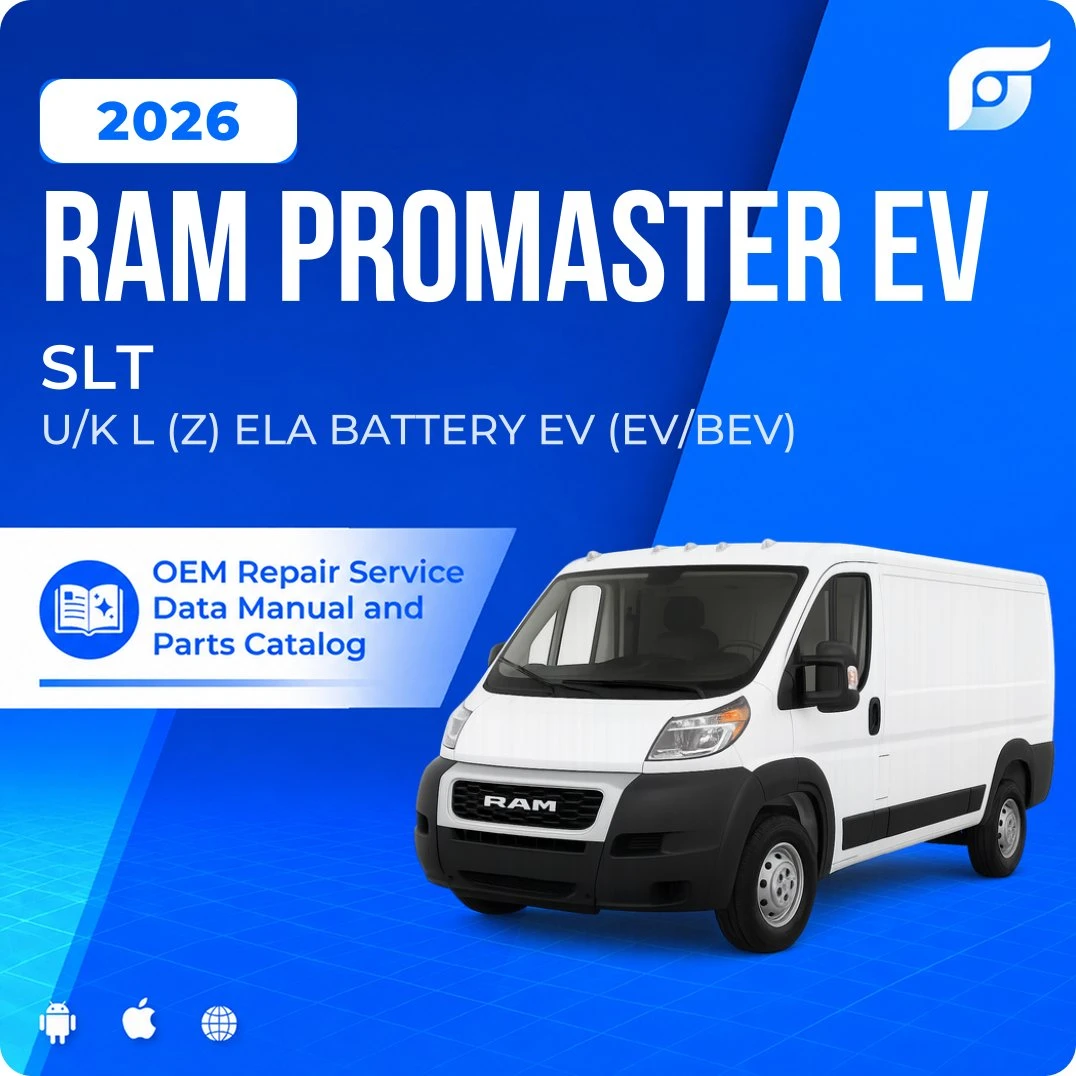 2026 Ram ProMaster EV SLT - OEM Repair Service Manual