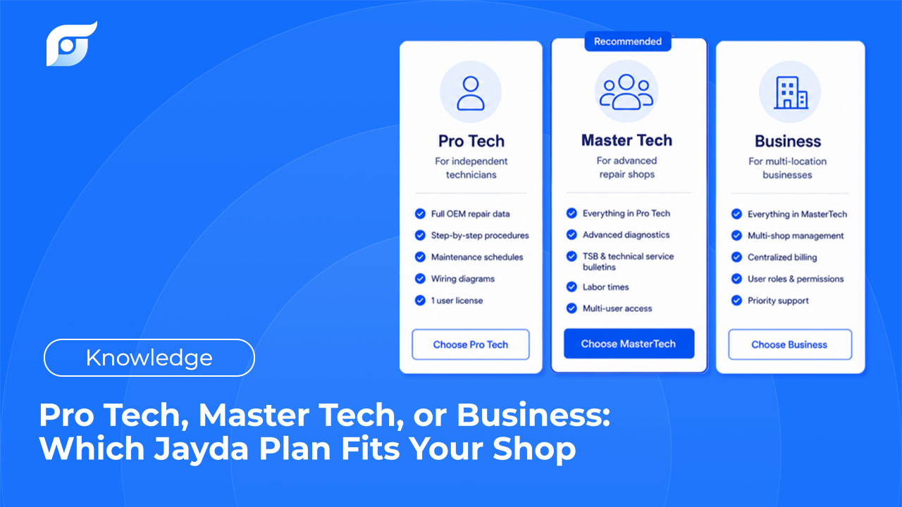 Pro Tech, MasterTech, or Business