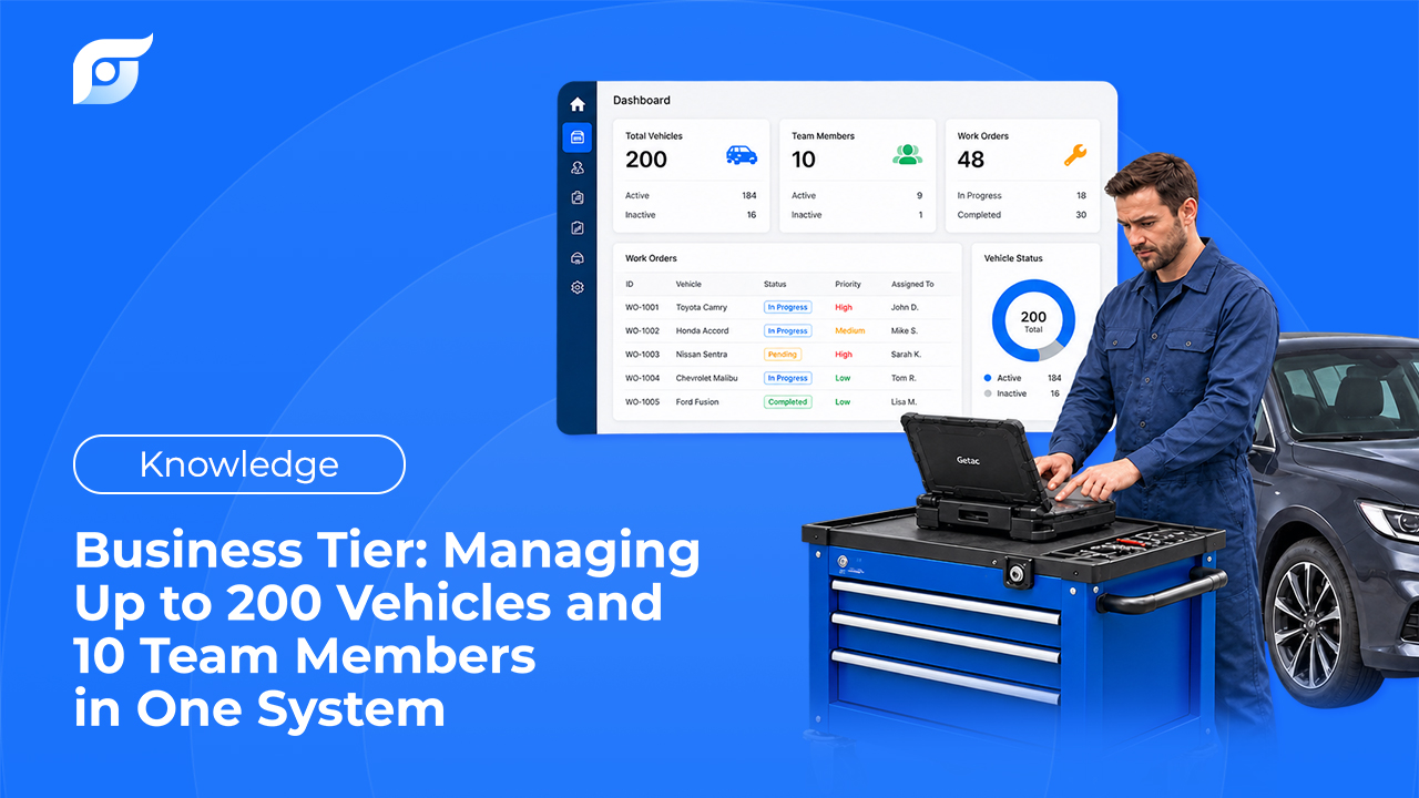 Business Tier_ Managing Up to 200 Vehicles and 10 Team Members in One System