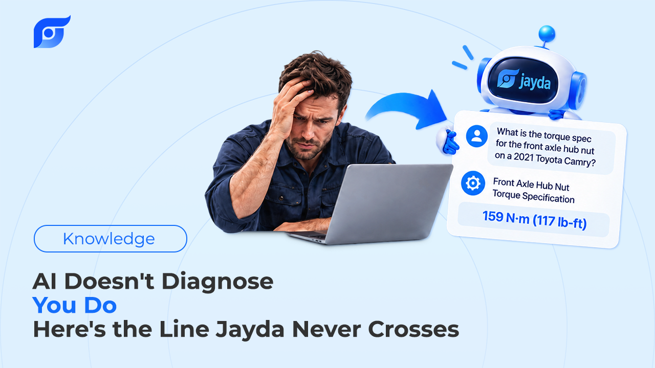 AI Doesn't Diagnose. You Do. Here's the Line Jayda Never Crosses
