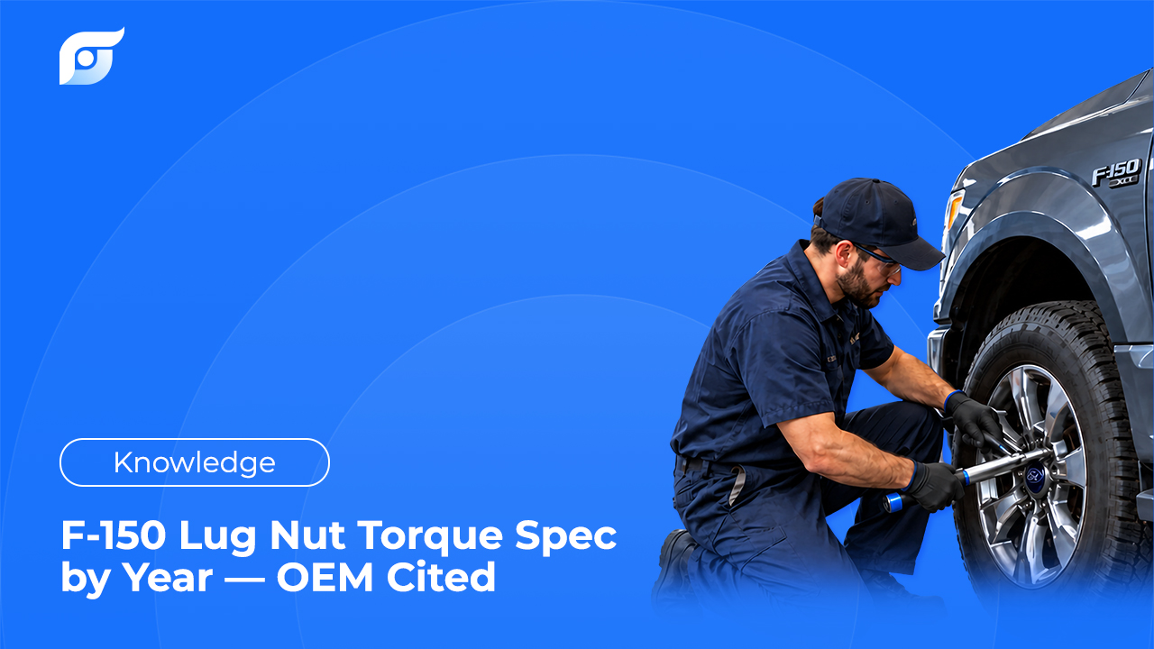 Ford F-150 Lug Nut Torque Specs by Year (OEM-Cited)