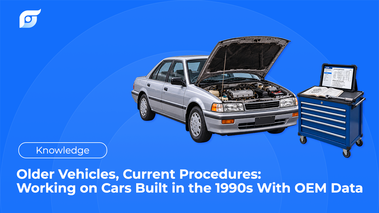 Working on Cars Built in the 1990s With OEM Data